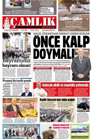 Yozgat Çamlık Gazetesi 18-03-2026