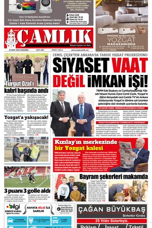 Yozgat Çamlık Gazetesi 25-03-2026