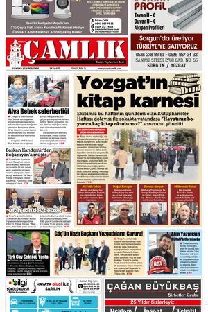 Yozgat Çamlık Gazetesi 02-04-2026