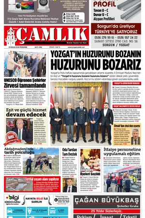 Yozgat Çamlık Gazetesi 09-04-2026