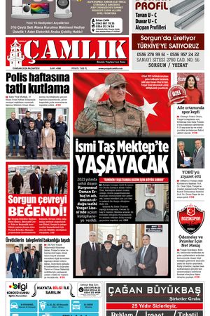Yozgat Çamlık Gazetesi 13-04-2026