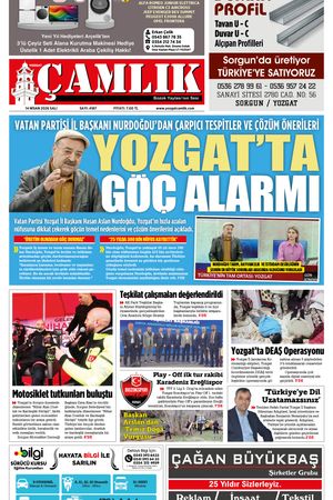 Yozgat Çamlık Gazetesi 14-04-2026