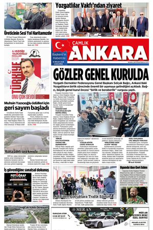 Çamlık Ankara Gazetesi 15-04-2026