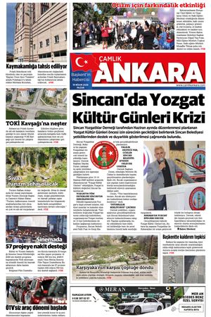 Çamlık Ankara Gazetesi 19-04-2026