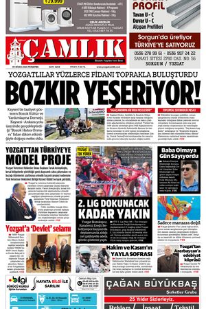 Yozgat Çamlık Gazetesi 30-04-2026