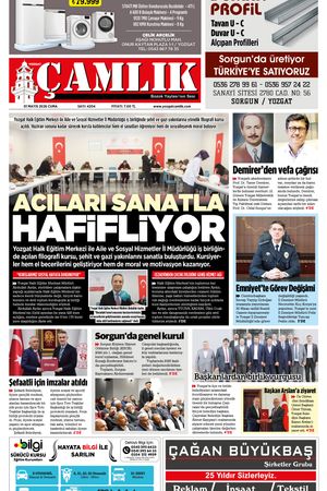 Yozgat Çamlık Gazetesi 01-05-2026