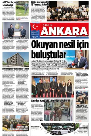 Çamlık Ankara Gazetesi 03-05-2026