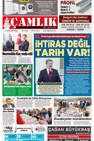 Yozgat Çamlık Gazetesi 03-05-2026