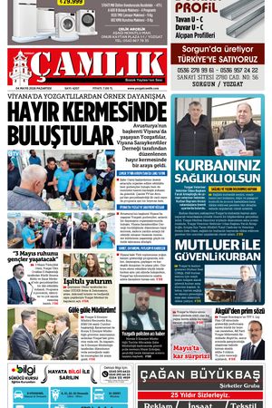 Yozgat Çamlık Gazetesi 04-05-2026