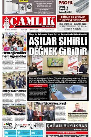 Yozgat Çamlık Gazetesi 10-05-2026