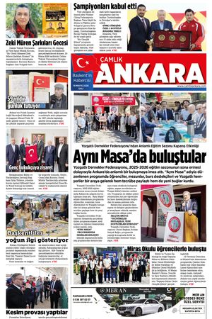 Çamlık Ankara Gazetesi 19-05-2026