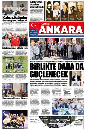 Çamlık Ankara Gazetesi 22-05-2026