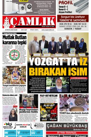 Yozgat Çamlık Gazetesi 24-05-2026