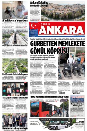 Çamlık Ankara Gazetesi 31-05-2026