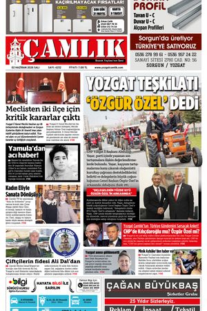 Yozgat Çamlık Gazetesi 02-06-2026