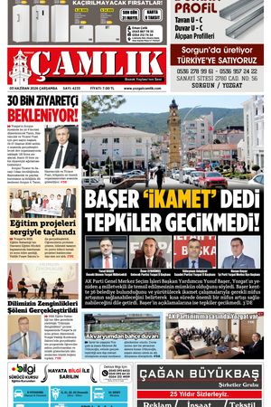 Yozgat Çamlık Gazetesi 03-06-2026