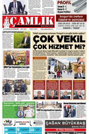 Yozgat Çamlık Gazetesi 04-06-2026