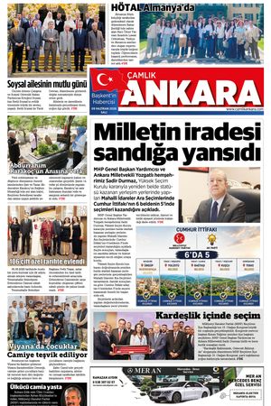 Çamlık Ankara Gazetesi 09-06-2026