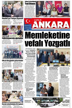 Çamlık Ankara Gazetesi 12-06-2026