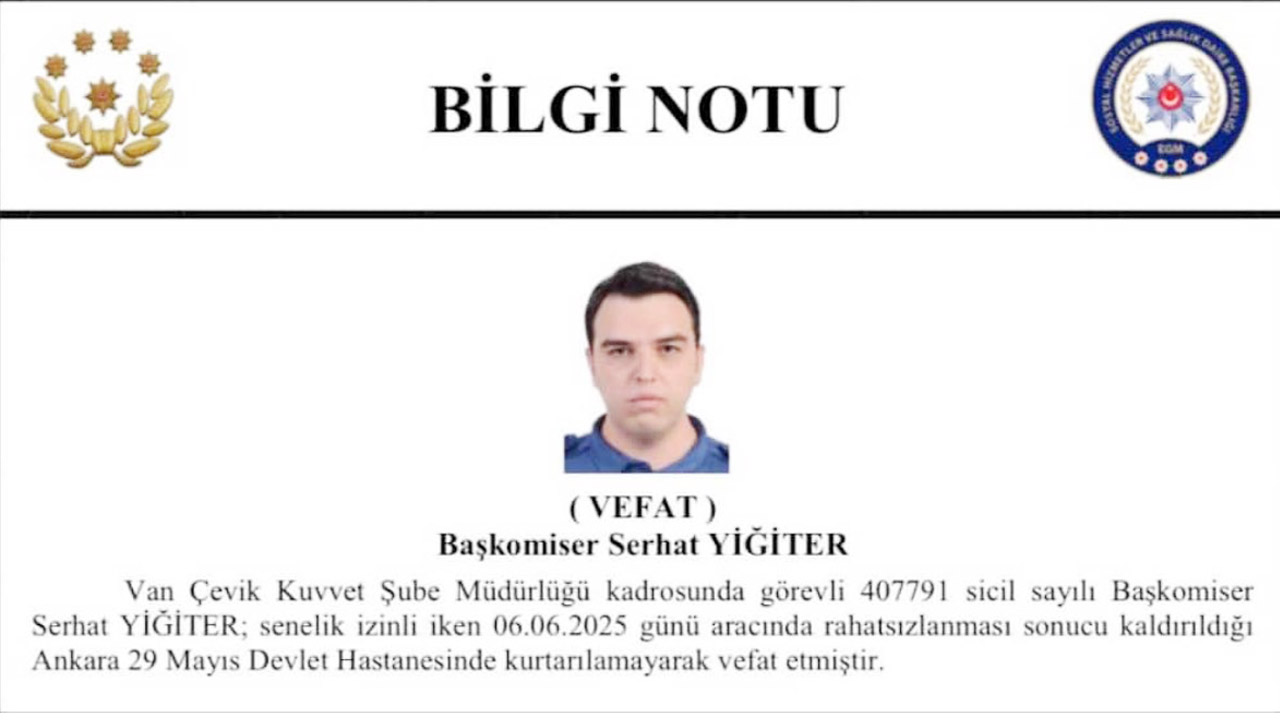 Yozgat Polis Serhat Yigiter Vefat