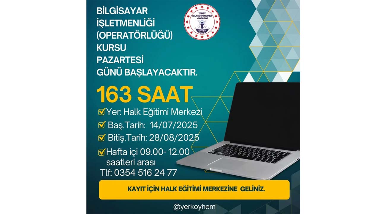 Yerköy Bilgisayar Kursu