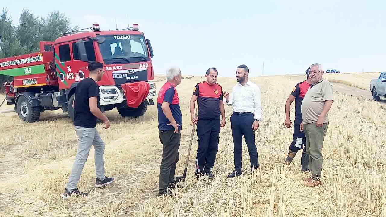 Yozgat C E D A S Tarla Yangini 4