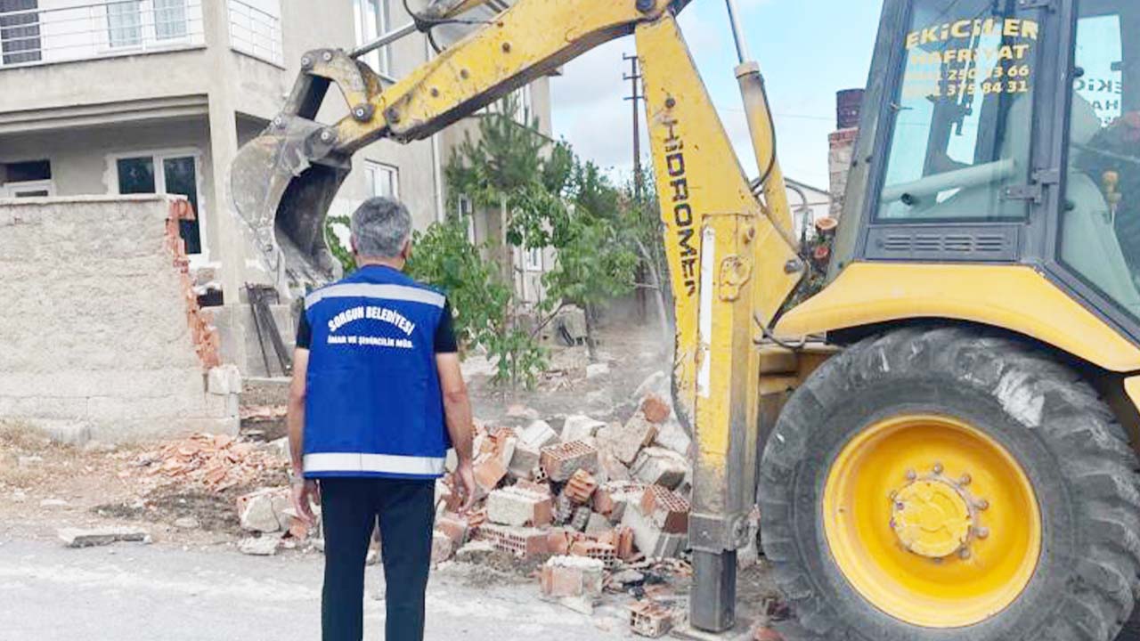 Sorgun Belediyesi Kaçak Yapı (1)