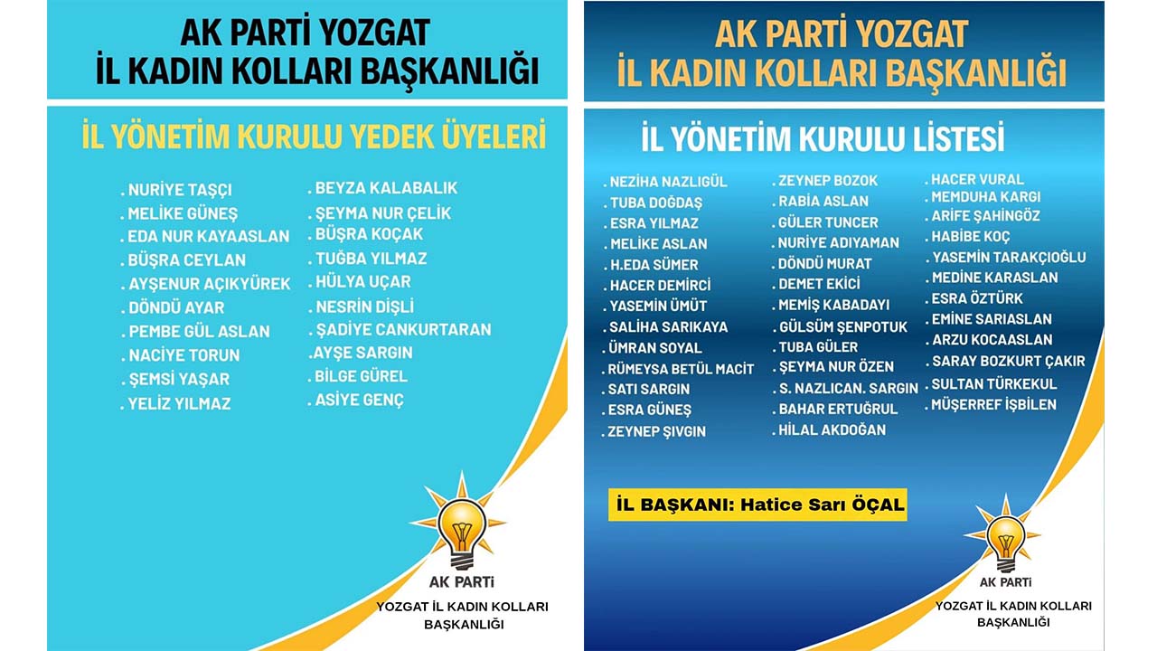 Ak Parti Kadın Kolları Yönetim (2)
