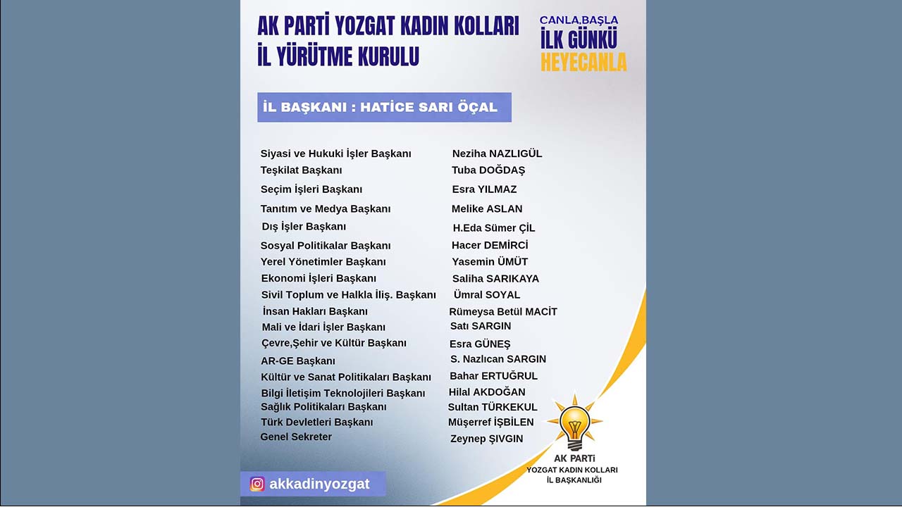 Ak Parti Kadın Kolları Yönetim (3)