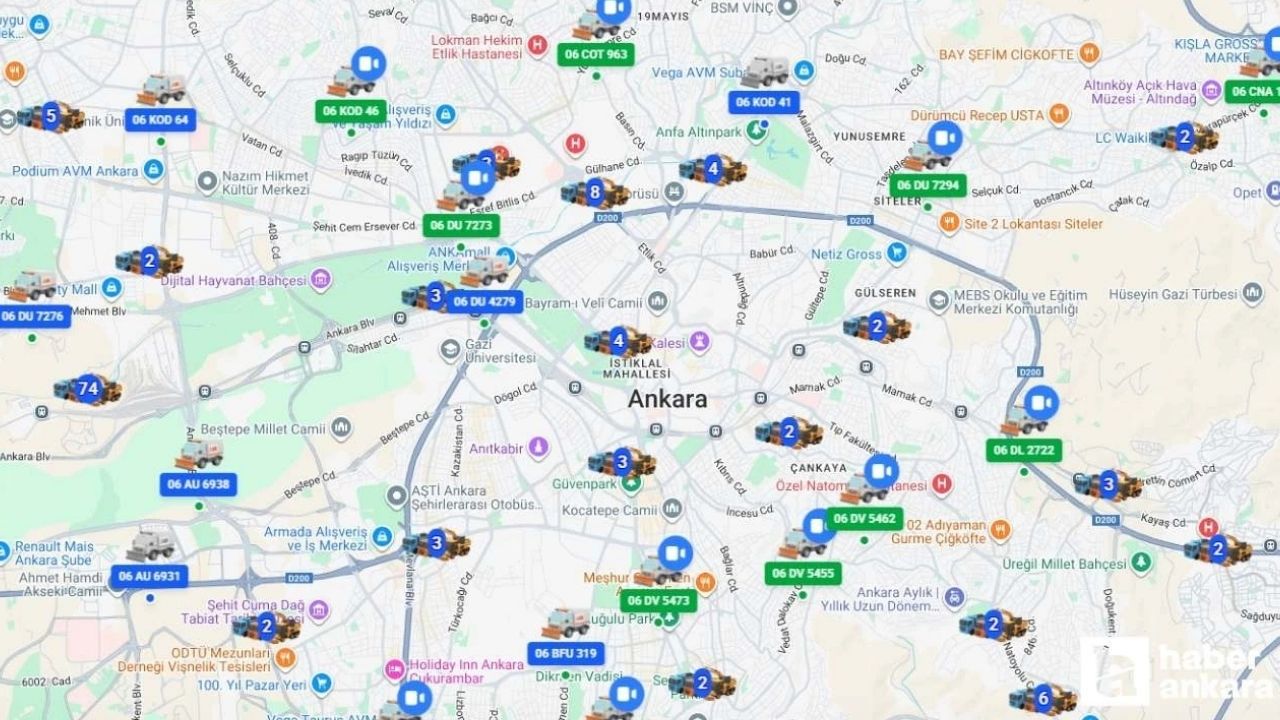 Ankara'da Kar Yağışı Etkili Oldu-1