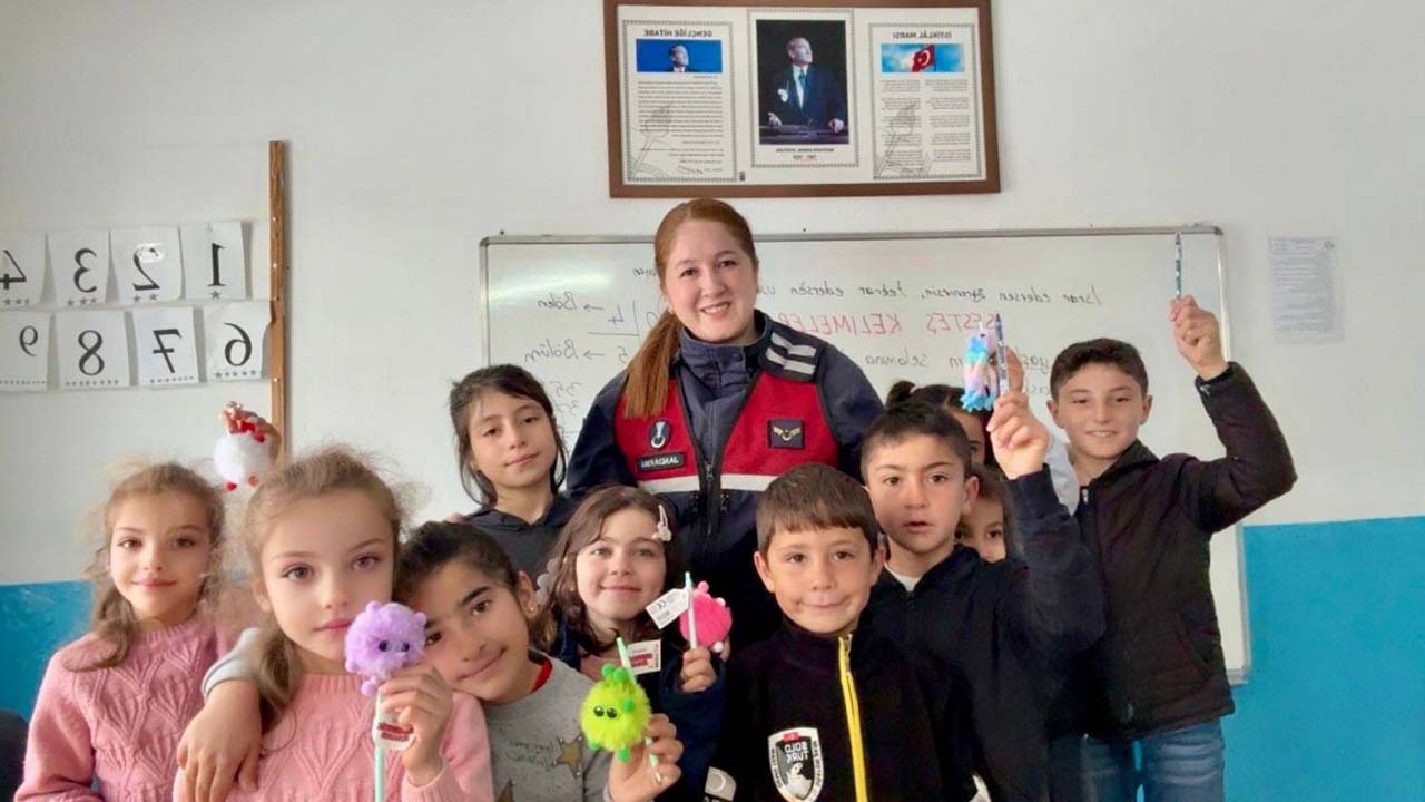 Jandarma Okul Denetimi Çayıralan (1)