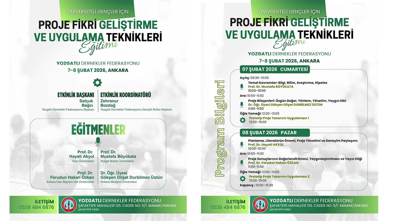 Yozgatlı Dernekler Eğitim