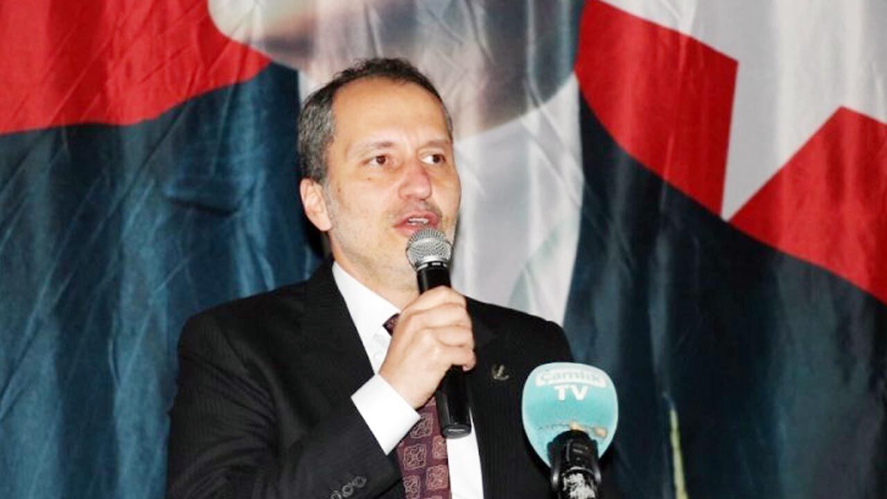 Yeniden Refah Partisi Genel Başkanı Fatih Erbakan