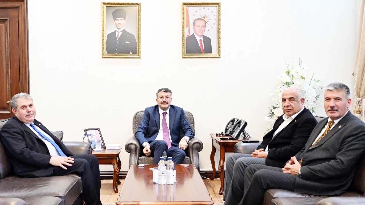 Yozgatlı Heyet İçişleri Bakan Yardımcı Ziyaret