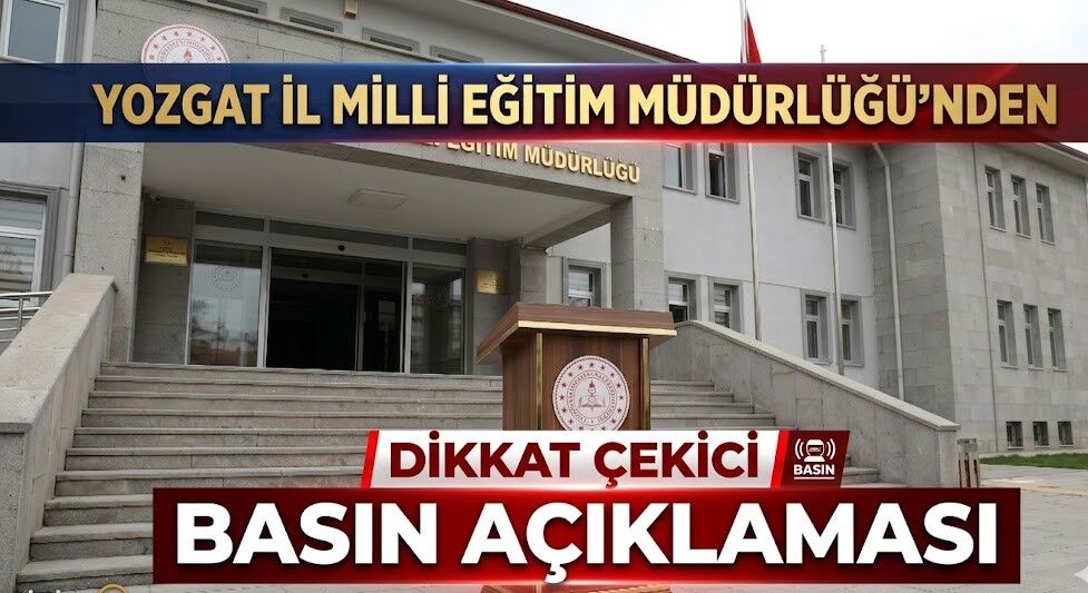 Yozgat İl Milli Eğitim Müdürlüğü’nden Servis Kazasıyla İlgili Basın Açıklaması