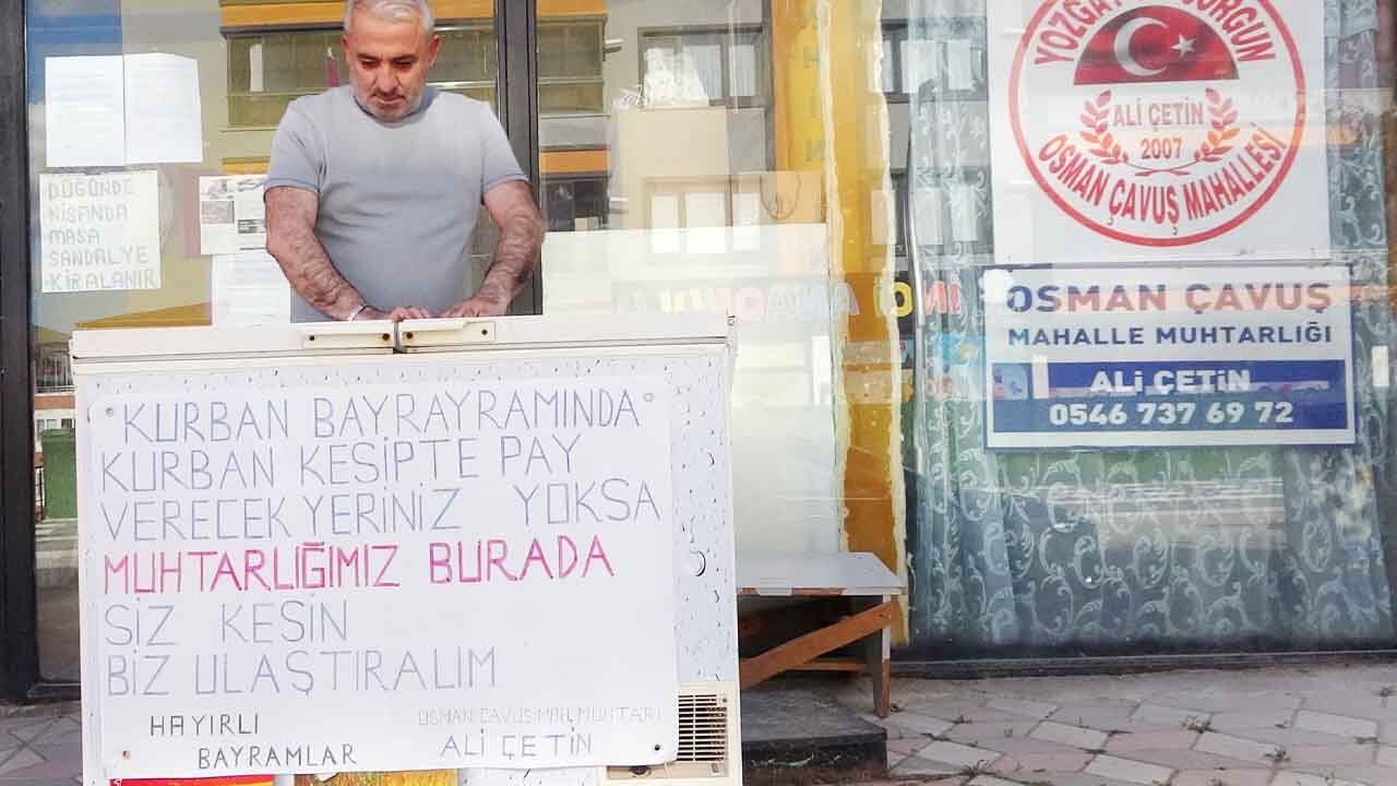 Sorgun Kurban Gönüllüsü Muhtar1