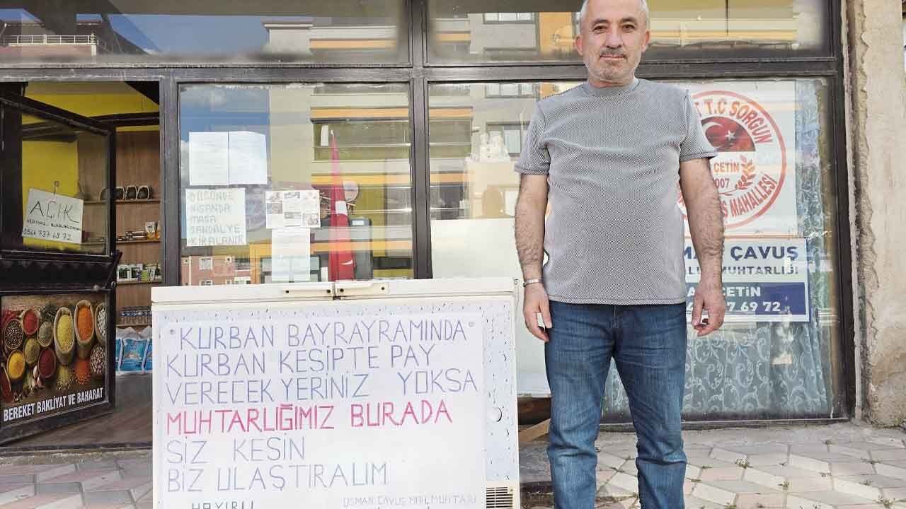 Sorgun Kurban Gönüllüsü Muhtar2