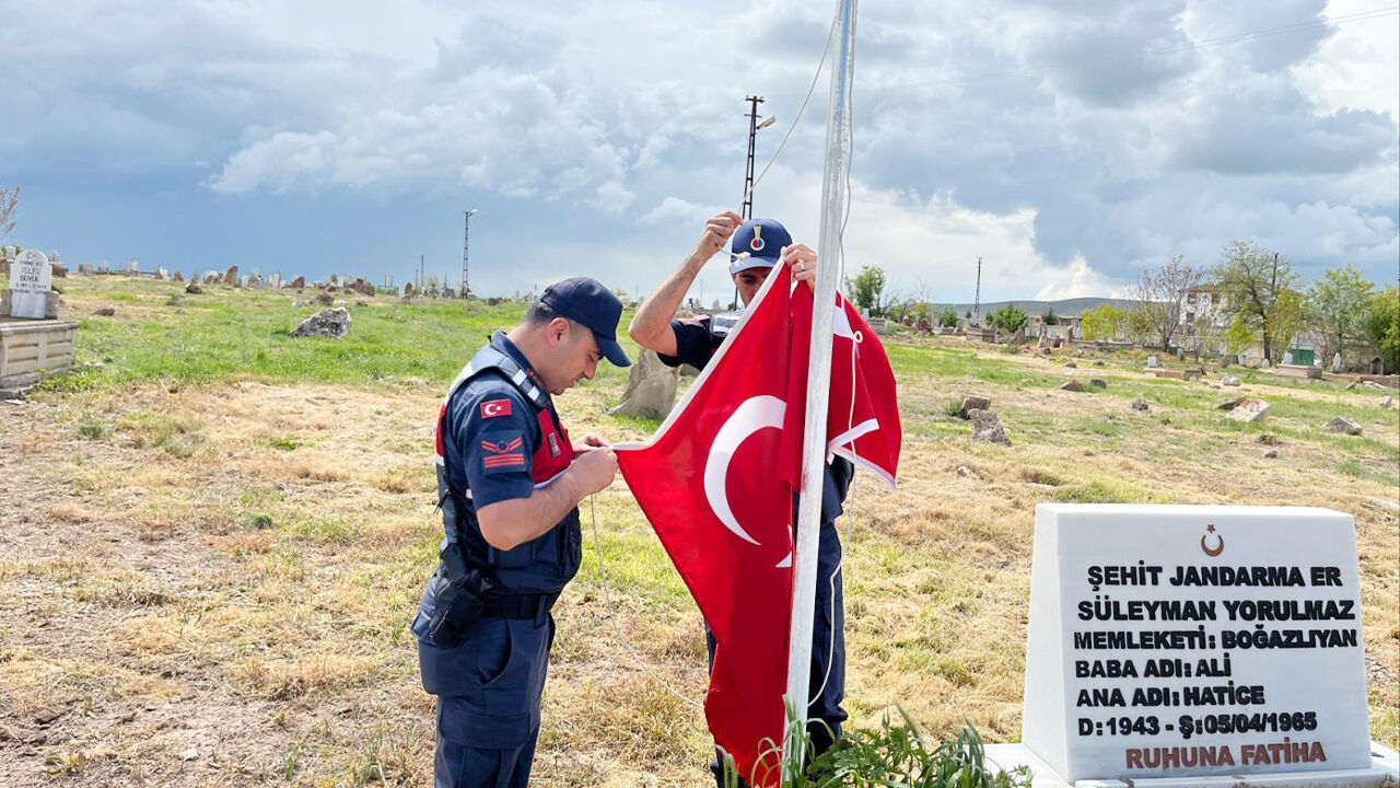 Yozgat’ta Şehit Kabirlerine Bayram Vefası! (3)
